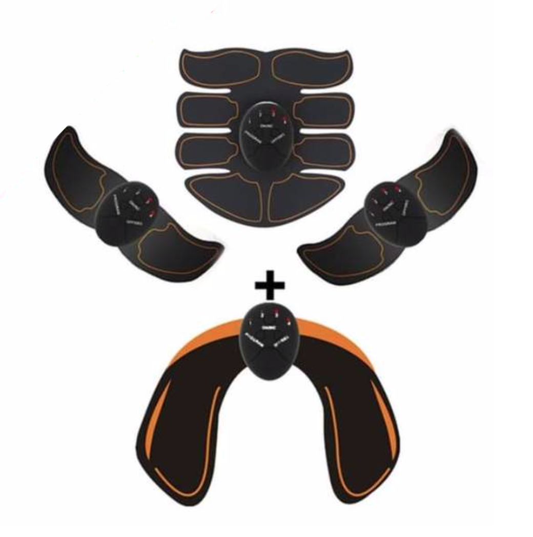 Sculptebody Full Pack : Ensemble d'appareils à électrostimulation pour muscler sans efforts l'ensemble de votre corps.