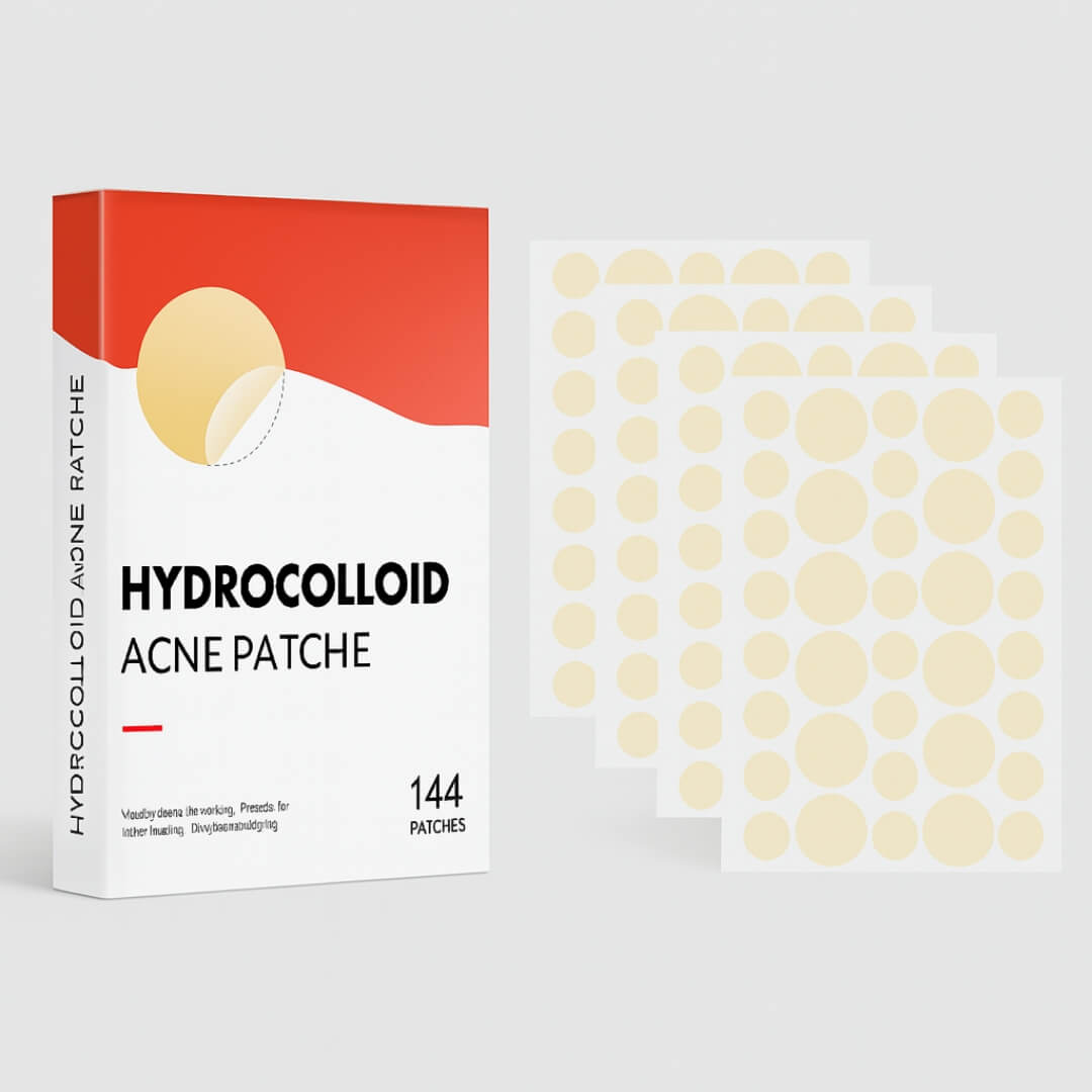Patchs anti-boutons invisibles  – 144 patchs anti-acné professionnels